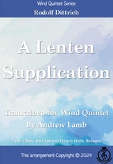 A Lenten Supplication P.O.D cover